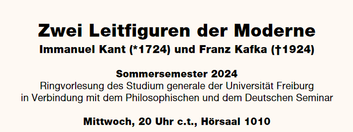 Kant – Kafka Banner